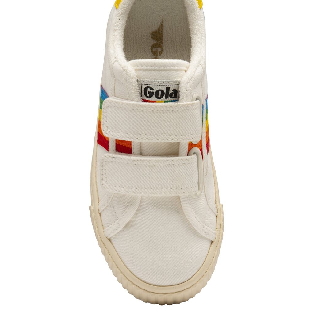 Gola Vegan Classics Tennis Mark Cox Rainbow Strap Shoes Wit Nederland | 982-PNIGCZ