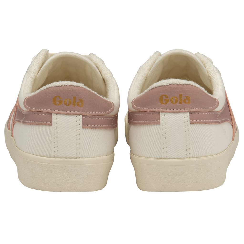 Gola Vegan Classics Tennis Mark Cox Sneakers Wit Roze Nederland | 873-WVYPZE