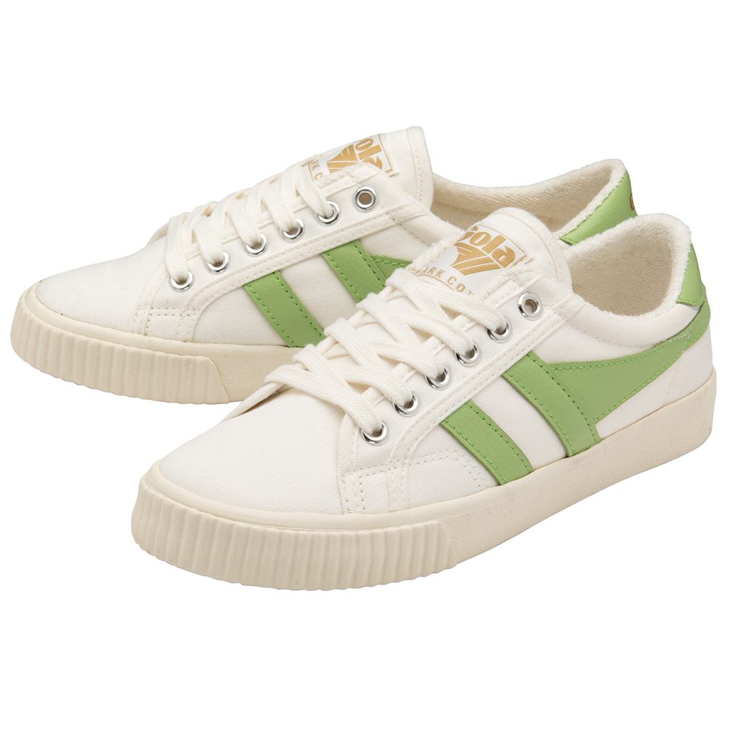 Gola Vegan Classics Tennis Mark Cox Sneakers Wit Groen Nederland | 396-ZIOMTE