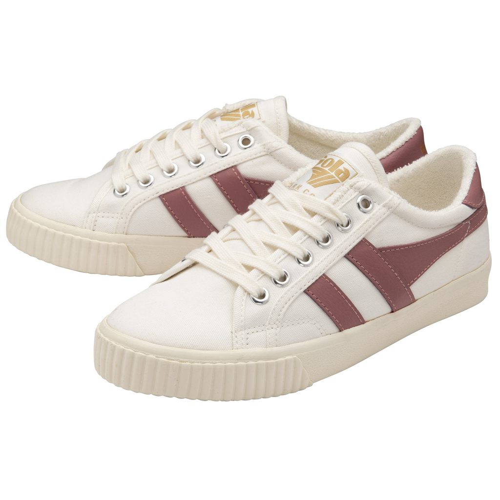 Gola Vegan Classics Tennis Mark Cox Sneakers Wit Roze Nederland | 634-ZCOFMG