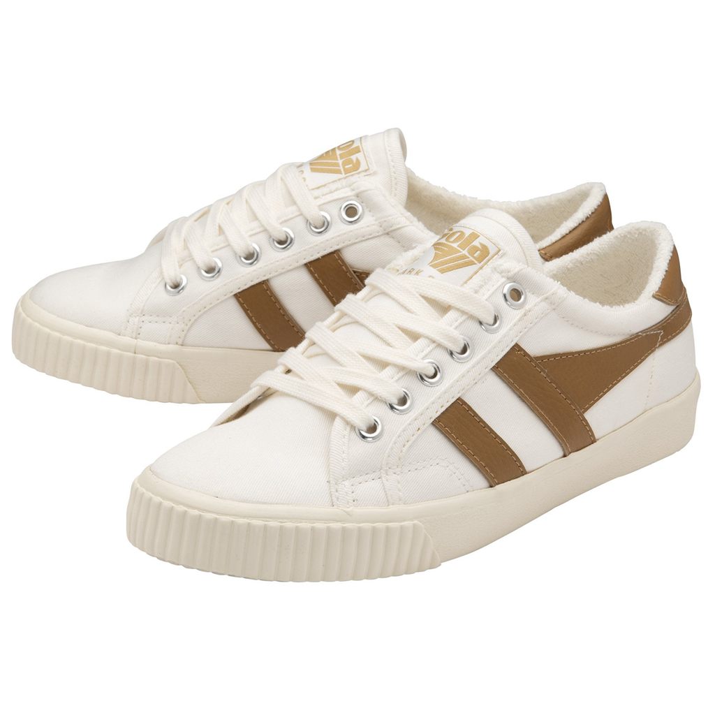 Gola Vegan Classics Tennis Mark Cox Sneakers Wit Bruin Nederland | 489-QUCALW