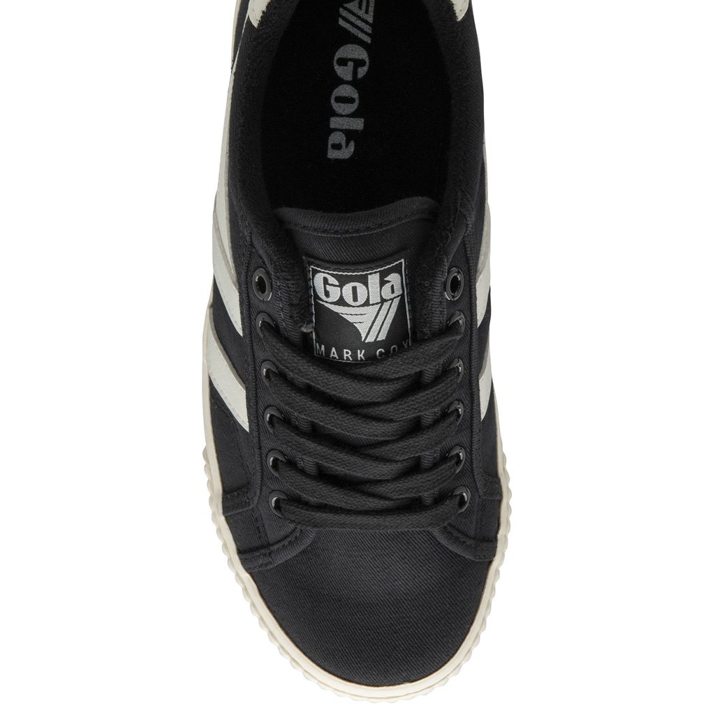 Gola Vegan Classics Tennis Mark Cox Sneakers Zwart Wit Nederland | 021-FXBIZT
