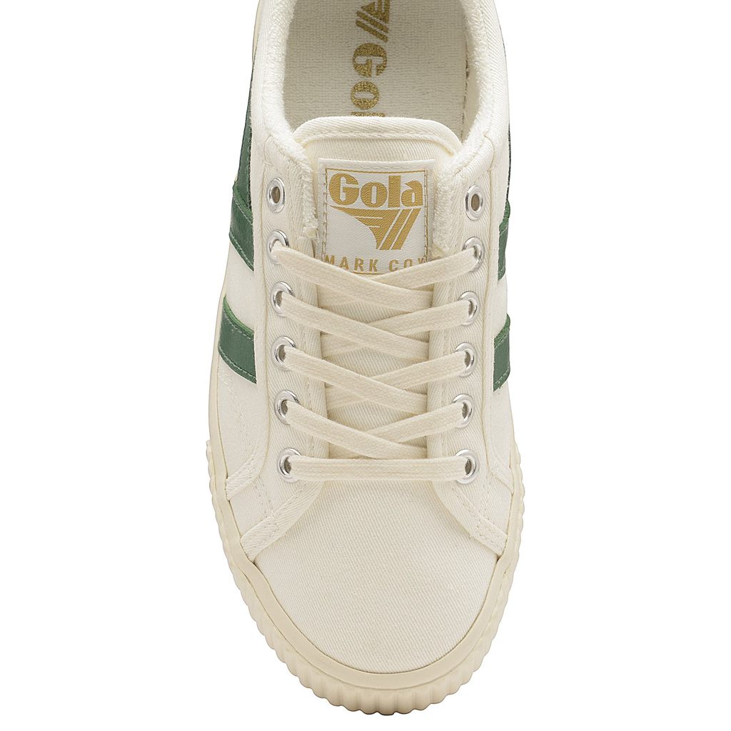 Gola Vegan Classics Tennis Mark Cox Sneakers Wit Donkergroen Nederland | 761-JYDCMS