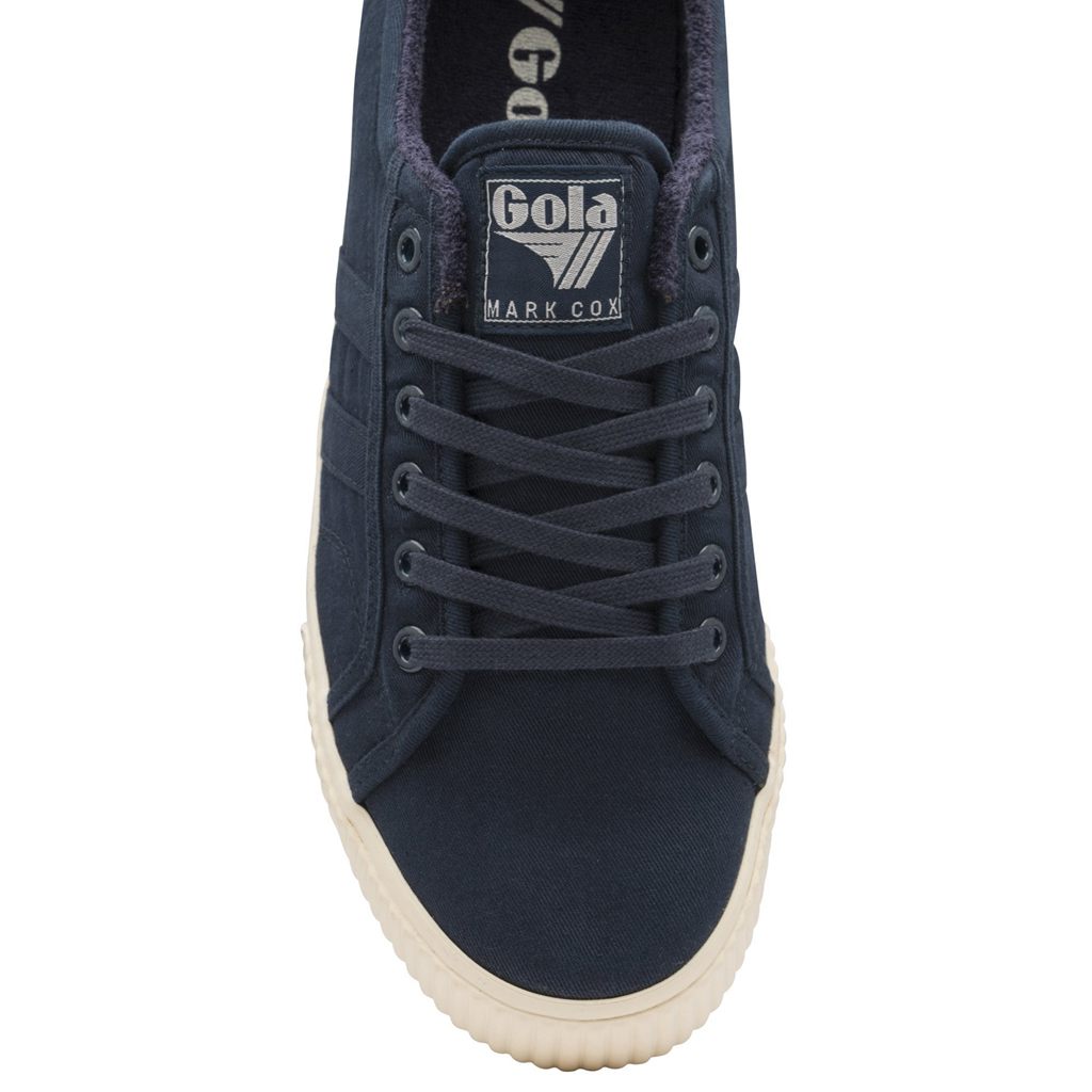 Gola Vegan Classics Tennis Mark Cox Wash Sneakers Donkerblauw Donkerblauw Nederland | 739-NPMRKH